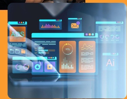 An AI-assisted marketing analytics interface.
